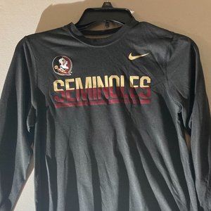 Nike dry-fit, Seminoles lightweight long sleeve shirt boys Md.